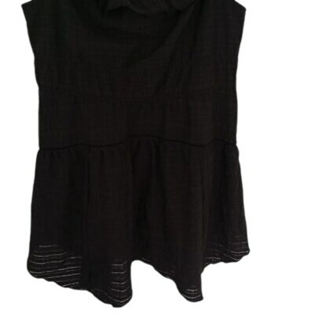 Wild Fable Mini Dress Size L Black Ruffle Sleeveless Womens - Picture 4 of 11